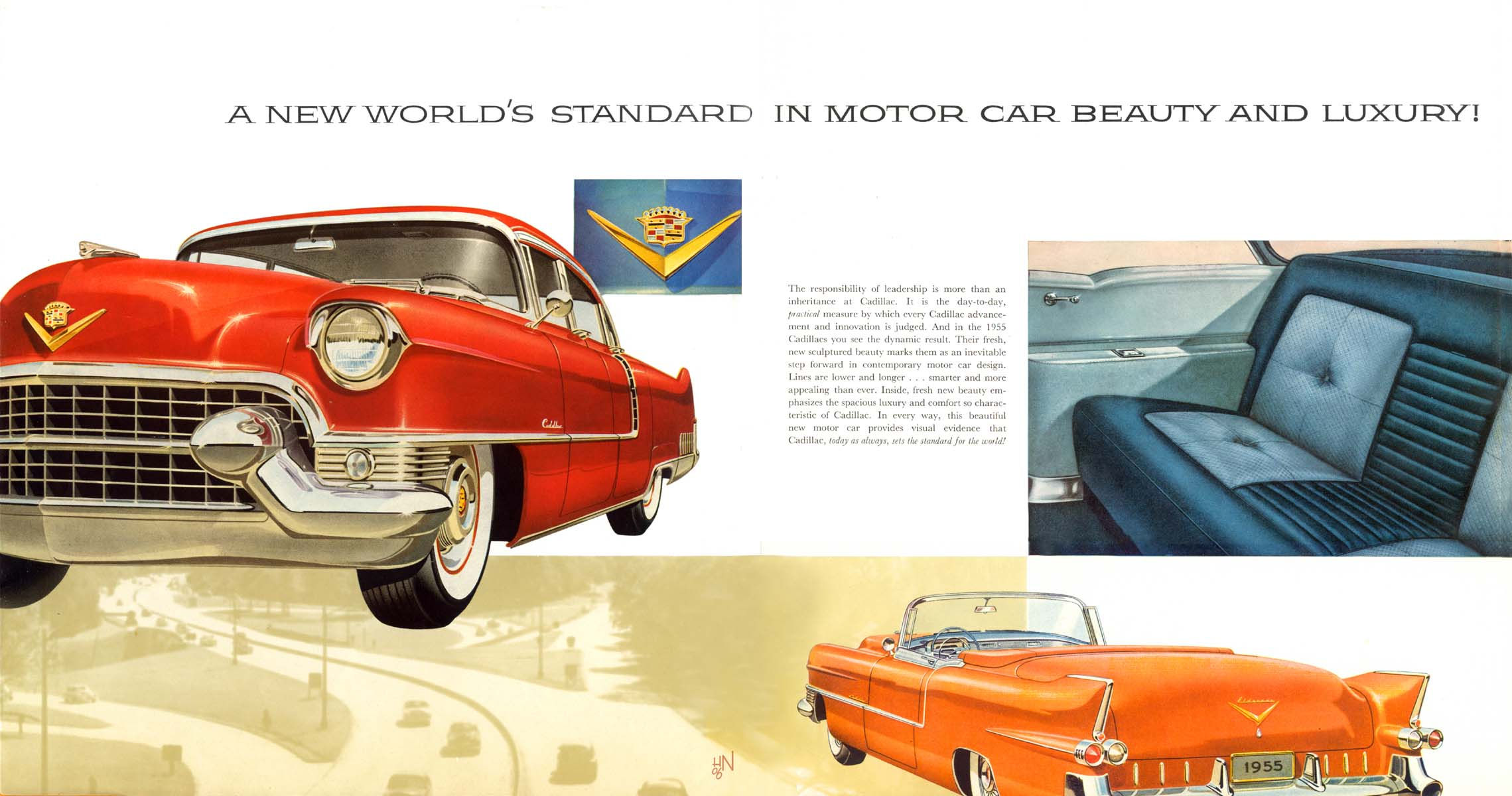 1955 Cadillac Brochure Page 3